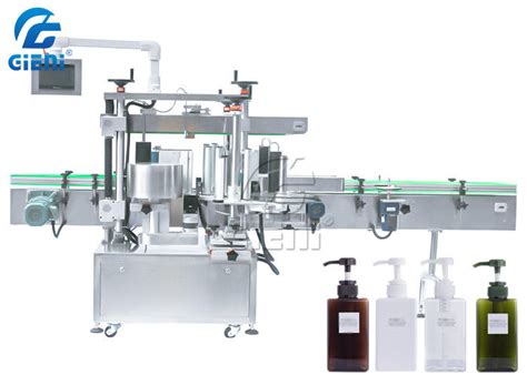 200BPM Square Plastic Bottle Labeling Machine Double Sided Adhesive Labeling Machine