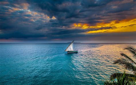 Sail Boats In Docks Full Hd Desktop Wallpapers 1080p - Bank2home.com