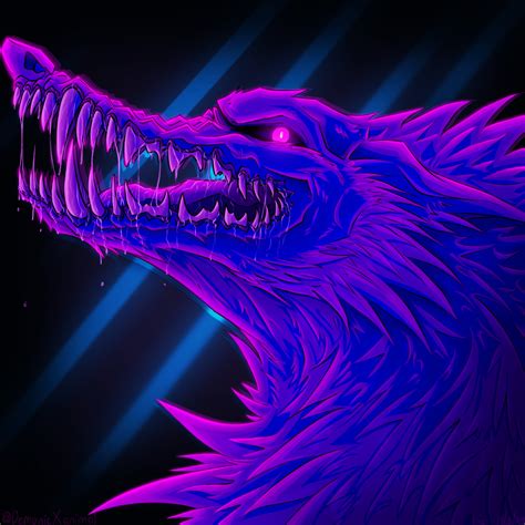 Neon Wolf by DemonicXanimal on DeviantArt