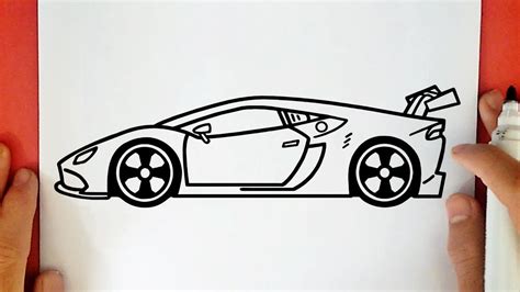 COMMENT DESSINER UNE VOITURE LAMBORGHINI