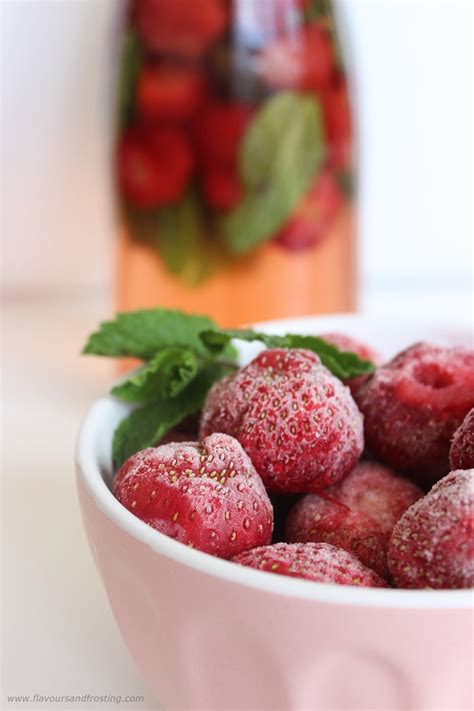 Strawberry Mint Flavored Water Recipe