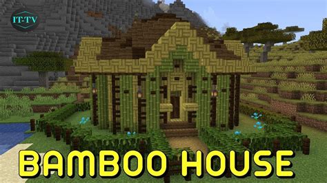 How To Builld A BAMBOO HOUSE in Minecraft - TUTORIAL - YouTube in 2023 | Minecraft building ...