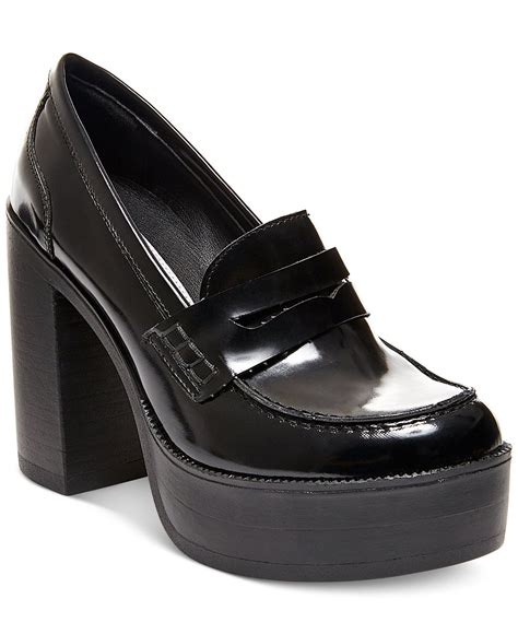 steve madden black loafers womens - Great Bear Blogged Pictures Library