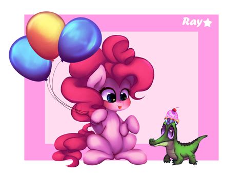 Pinkie Pie and Gummy by adventurepainter18 on DeviantArt