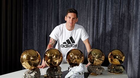 Five-time Ballon d'Or winner Lionel Messi receives platinum boot from adidas | Football News ...