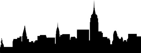 Cleveland Skyline Silhouette Outline at GetDrawings | Free download