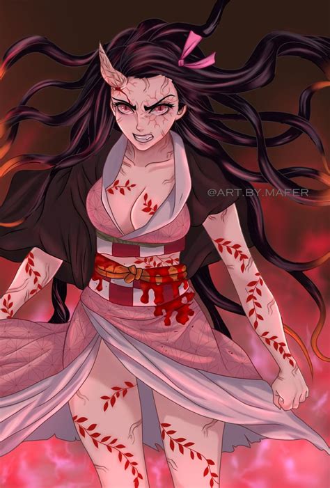 Nezuko demon - Kimetsu No Yaiba | Fan art, Anime, Demon