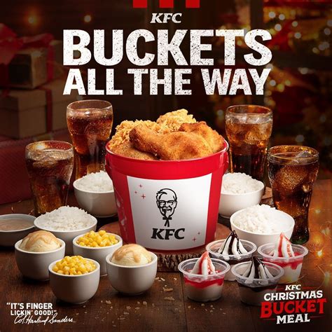 KFC Christmas Bucket Meal 2019 - Available in a Bucket of 6 and 8 ...