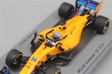 1/43 Spark Formula 1 F1 Alonso McLaren MCL33 Australian GP 2018 Diecast ...