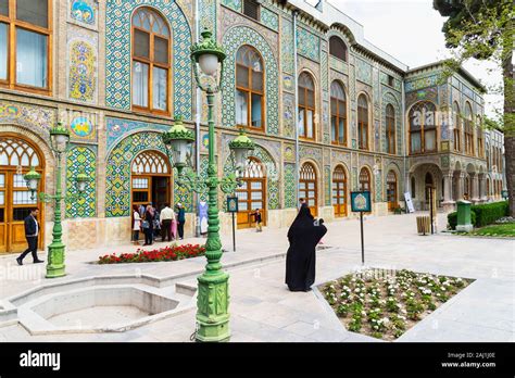 Golestan Palace, Facade, Tehran, Islamic Republic of Iran Stock Photo - Alamy