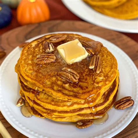 Pumpkin Pancakes with Pancake Mix - Whiskful Cooking