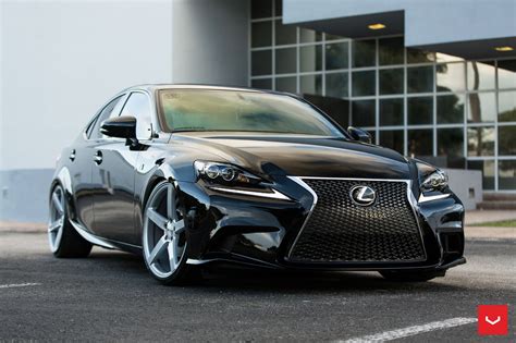 lexus, Is, 250, F sport, Black, Vossen, Wheels, Cars Wallpapers HD / Desktop and Mobile Backgrounds