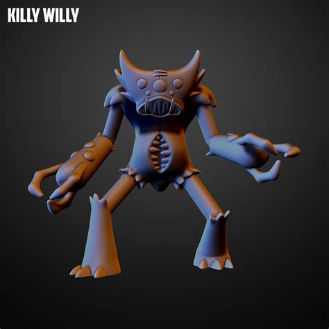 STL file POPPY PLAYTIME - KILLY WILLY・3D printing template to download ...