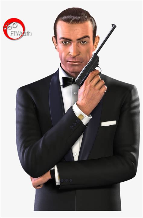 Image - James Bond Sean Connery Tuxedo Transparent PNG - 1000x1200 ...