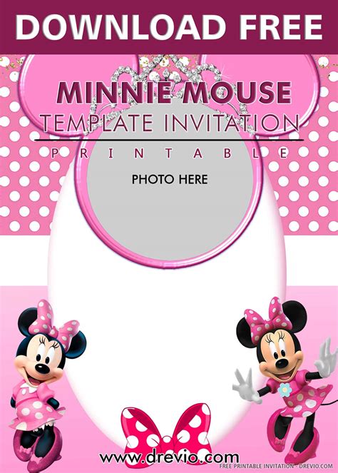 Minnie Mouse Birthday Invitations Online Free - BIRTHDAY KLO