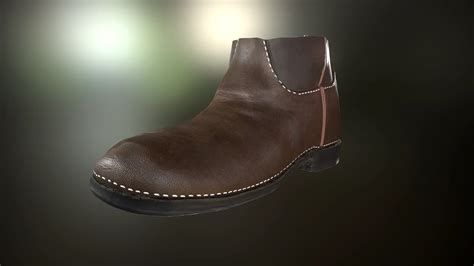 Brown Leather Boots 1 - FlippedNormals