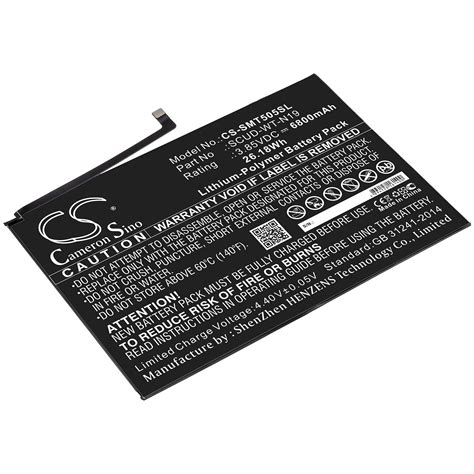 Samsung Galaxy Tab A7 10.4 2020 SM-T500 SM-T505 Replacement Battery: BatteryClerk.com Tablet