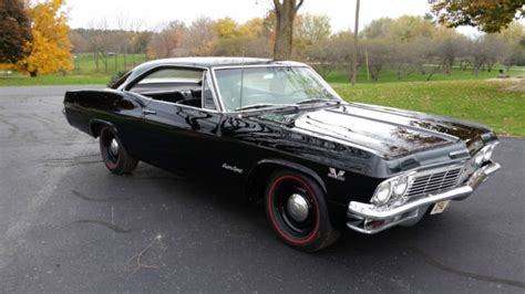 1965 Chevrolet Impala Super Sport, 396 / 4 speed, Black on black, Awesome car