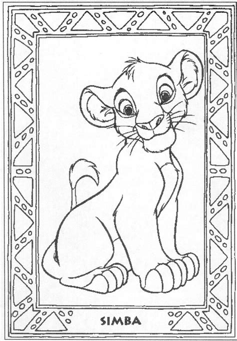 Disney lion king coloring pages download and print for free