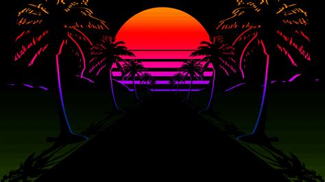 Vaporwave Sunset Wallpapers - Top Free Vaporwave Sunset Backgrounds - WallpaperAccess