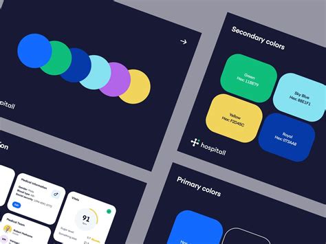 Hospitall - Color Exploration 1 | Logo color schemes, Logo color, Color ...