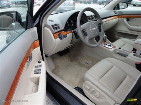 Beige Interior 2004 Audi A4 3.0 quattro Sedan Photo #46588584 | GTCarLot.com