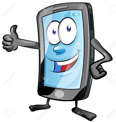 43683599-fun-mobile-phone-cartoon-with-thumbs-up – Knypersley First ...