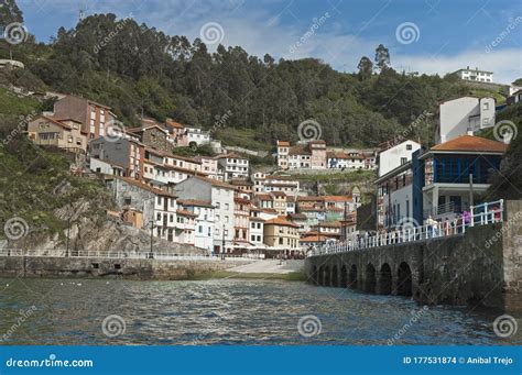 Cudillero Town As Seen from the Port, Spain Editorial Stock Image - Image of cudillero ...