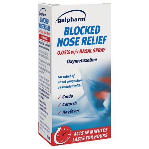 galpharm blocked nose relief - Robin Stdenny