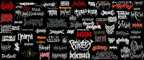 my favorite Death Metal bands by hicbar on DeviantArt