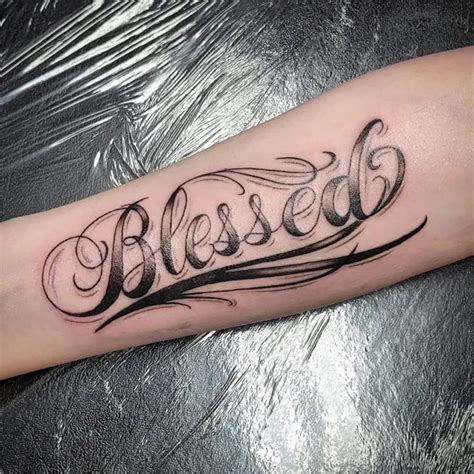 31 Inspiring Blessed Tattoos That Will Motivate You Everyday!