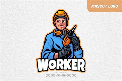 Worker Logo - Design Template Place