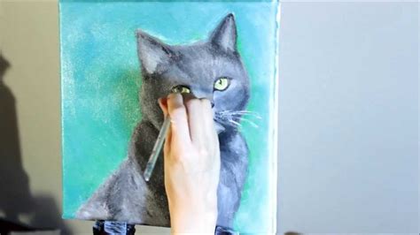 Acrylic Painting Cats - Beginner Painting