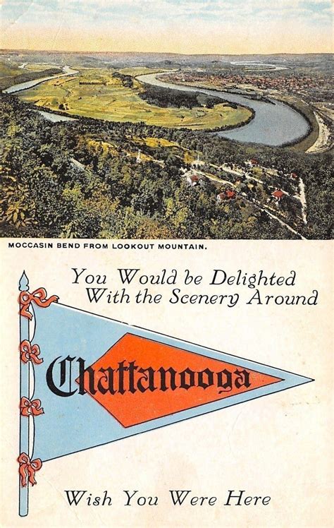 Vintage Tennessee - Moccasin Bend, Chattanooga by Yesterdays-Paper on ...