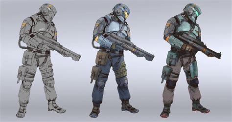 ArtStation - SciFi soldier dude