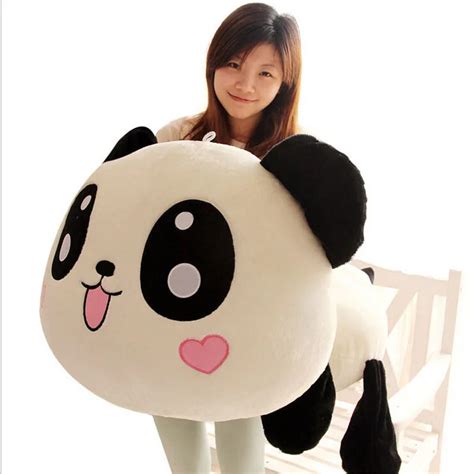 30cm Soft cute Panda Pillow Plush Stuffed Toys For Kids Kawaii Expression Panda Plush Children ...