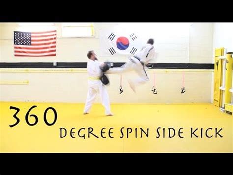 360 Spin Side Kick Tutorial | Kicks, Taekwondo, Tutorial