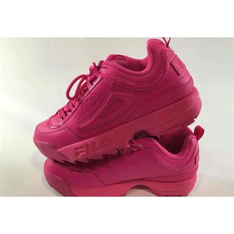 Fila Women's Pink Trainers | Depop