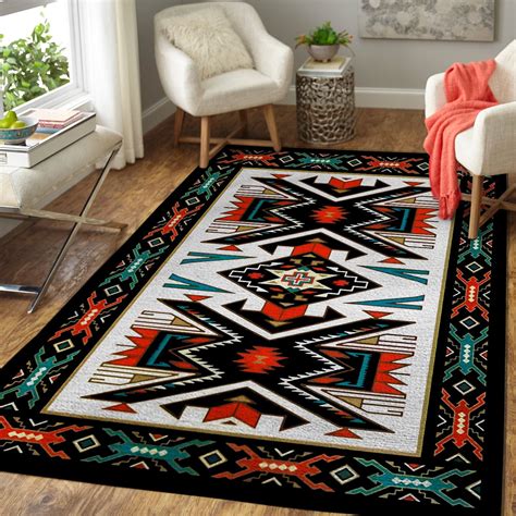 Tribal Color Native American Area Rug no link – Powwow Store