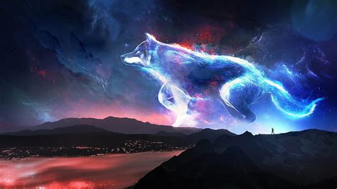 Wolf Fantasy Art, cool wolf HD wallpaper | Pxfuel