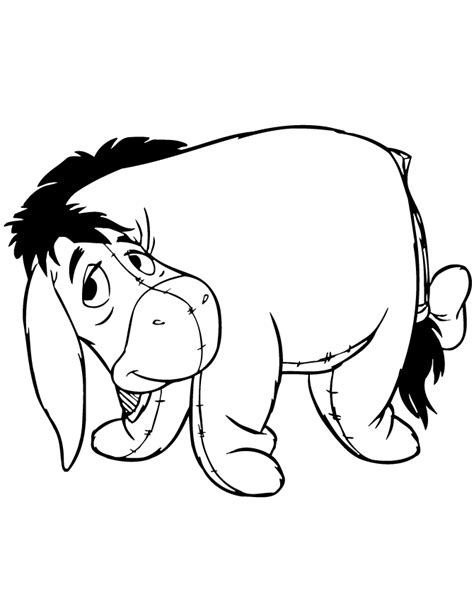 Coloring Pages Eeyore - Coloring Home