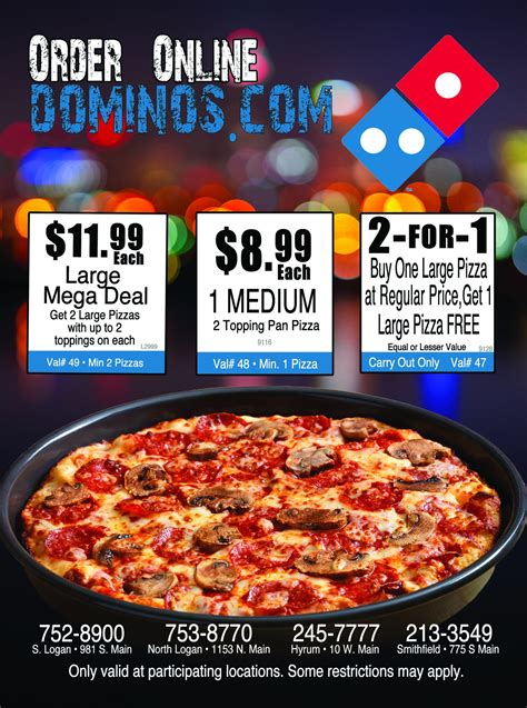 Domino's Pizza - Cache Valley Savings Guide