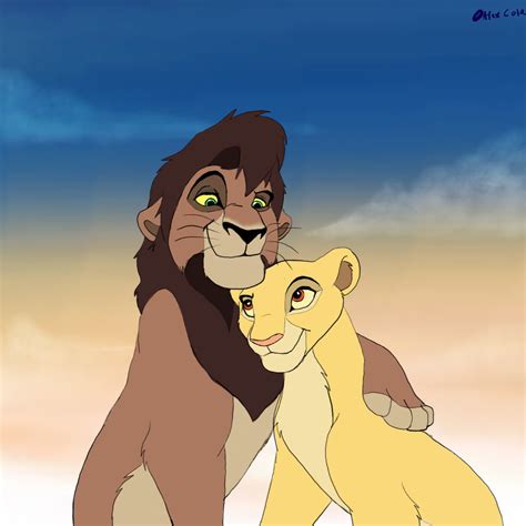 Kovu and Kiara - Kovu & Kiara Fan Art (24495236) - Fanpop