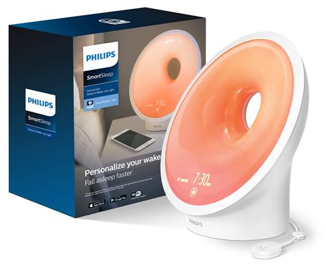 Buy Philips Smart Connected and Wake-Up Light, Personalized Sunrise and Sunset, per App Enabled ...