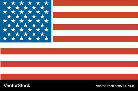 American flag Royalty Free Vector Image - VectorStock