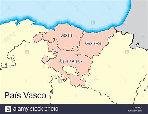 Basque Region Map