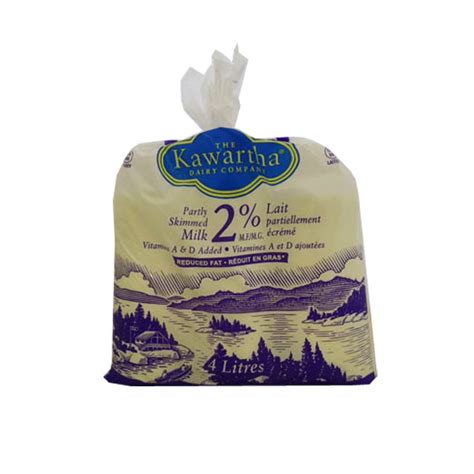 Kawartha Dairy 2% Milk - 4L Bags - CharlottePantry.com