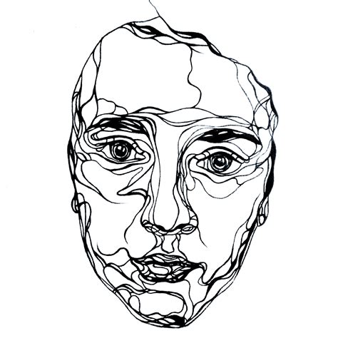 One Line Drawing Face | Free download on ClipArtMag