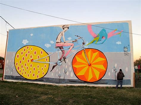 Bicycle Street Art by Mart Aire — Colossal