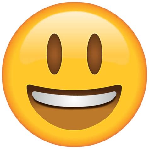 Smiling Emoji with Eyes Opened | Significado da carinha, Imagens de emoji, Smiley emoji